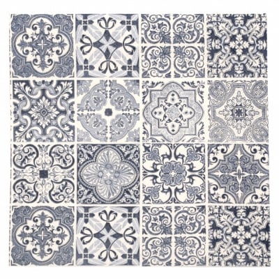 Салфетка HOME FASHION 33x33см трипластова Tiles -1 брой