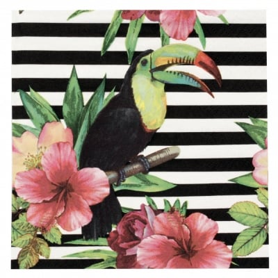 Салфетка ti-flair 33x33см трипластова Rainbow Toucan -1 брой