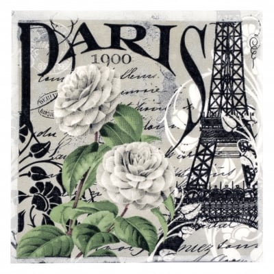 Салфетка ti-flair 33x33см трипластова Paris 1900 -1 брой