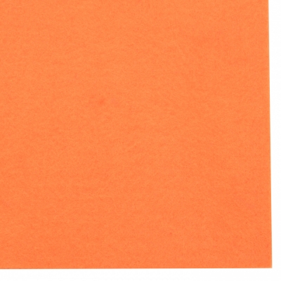 Филц мек 2 мм A4 20x30 см цвят оранжев -1 брой