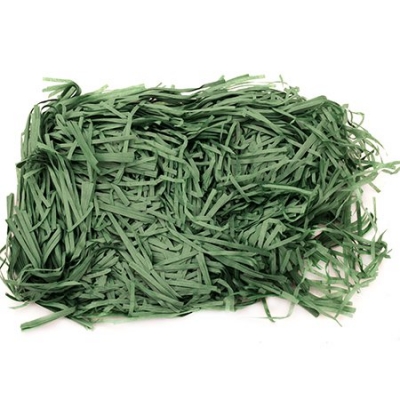 Хартиена трева цвят зелен - 50 грама