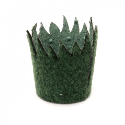 Кошница 75x55 мм зелена