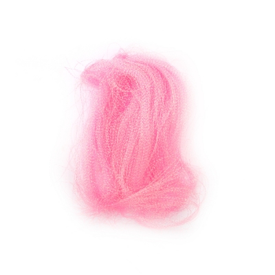 Ангелска коса усукана розова дъга ~10 грама