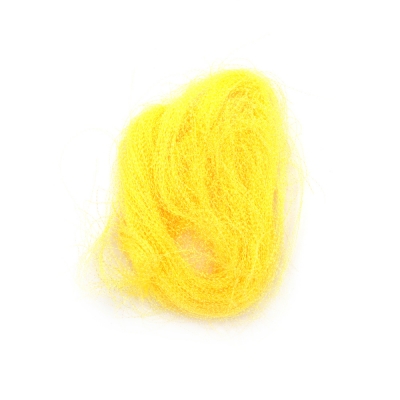 Ангелска коса усукана жълта дъга ~10 грама