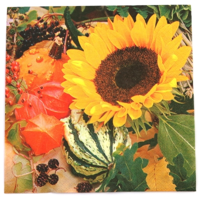 Салфетка ti-flair 33x33 см трипластова Sunflower Bloom -1 брой