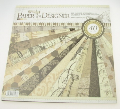 Дизайнерска хартия за скрапбукинг 12 inch (30.5x30.5 см) 20 дизайна x 2 листа винтидж