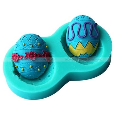 Силиконов молд /форма/ 105x58x14 мм великденско яйце
