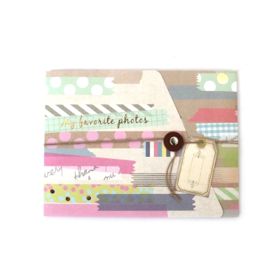 Поздравителен албум 15.9x11.9 см с 8 листа 13.7x11.2 см THANK YOU