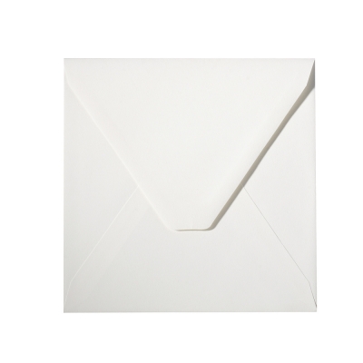 Плик за картичка 16.8x16.9 см цвят бял