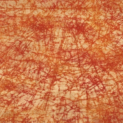 Непалска хартия 60 гр ръчна 49x73 см Batik Rustic - с червено и оранжево