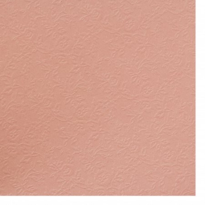 Картон перлен едностранен релефен с цветя 210 гр/м2 А4 (21x 29.7 см) цвят розов -1 брой