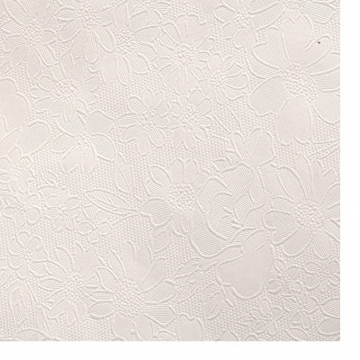 Хартия перлена едностранна релефна с мотив 120 гр/м2 50x70 см бяла -1 брой