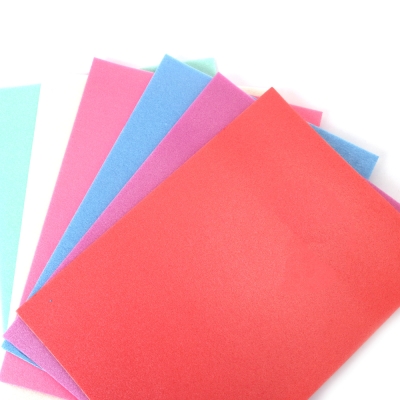 Полиетиленова (PE) пяна А4 21x29.7x0.4 мм  цветни листи -6 броя