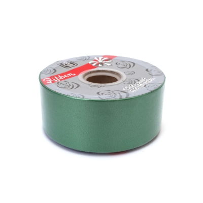 Лента панделка за цветя и опаковки 48 мм цвят зелен ~75 метра