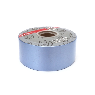 Лента панделка за цветя и опаковки 48 мм цвят син ~75 метра
