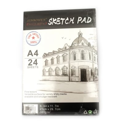 Скицник А4 sketch pad 160 гр 24 листа