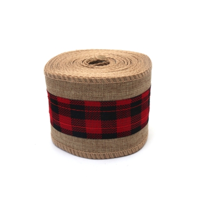 Основа за апликация лента зебло с текстилна лента 65 мм -6 метра