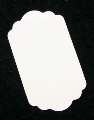 Таг за картичка от бирен картон 79x45 мм -4 броя