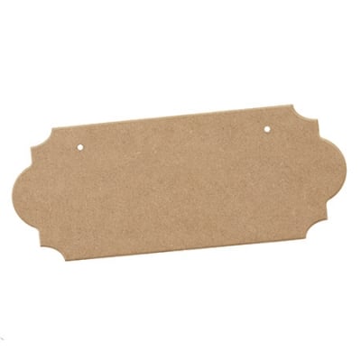 Табела MDF за декорация модел 1 29.5x11.5 см