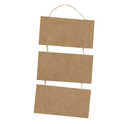 Плочка MDF за декупаж с въже 3x8x15 см