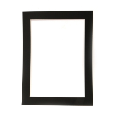 Единична рамка от картон 700 г/м2 за хартия 10 -20.3x25.4 см с инча външен размер 24.2x29.2 см цвят черен