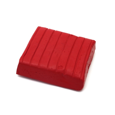Полимерна глина червена тъмно - 50 грама