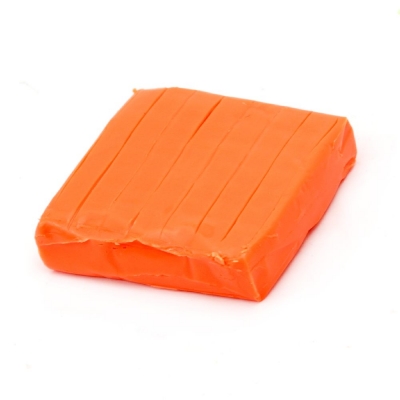 Полимерна глина неон оранжева тъмно - 50 грама