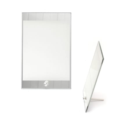 Рамка стъкло за сублимационен печат 14.9x22.5 см за снимка 13.8x17.5 см с огледало