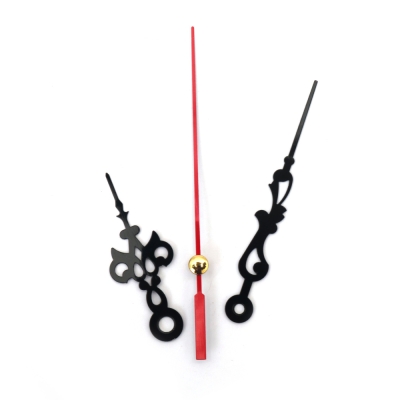 Комплект часовникови стрелки винтидж часова 65 мм минутна 92 мм секундна 120 мм цвят черен