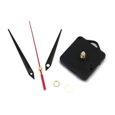 Часовников механизъм 55x55x15 мм стрелки 81 мм 104 мм 130 мм захранване АА1.5 V (батерия)