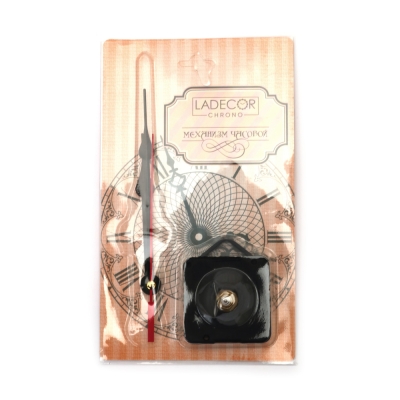 Часовников механизъм 56x56x18 мм стрелки 107 мм 137 мм 137 мм захранване АА1.5 V (батерия)