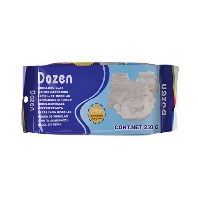 Самосъхнеща глина за моделиране Dozen бяла -250 грама