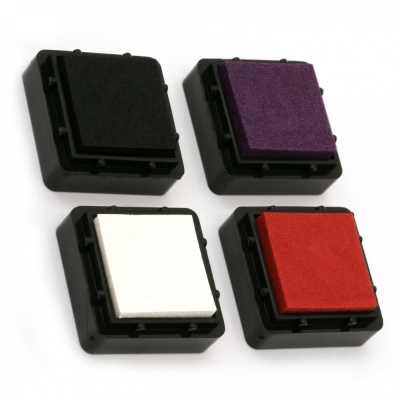Комплект тампони с пигментно мастило FOLIA -4 цвята