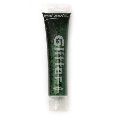 Боя с брокат М.М Glitter Paint 75ml - Green