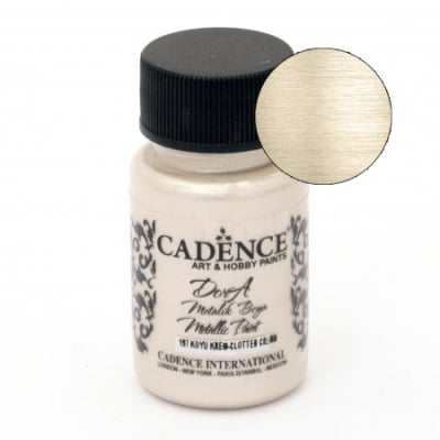 Акрилна боя металик CADENCE DORA 50 мл. - CLOTTED CREAM 197