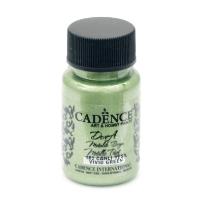 Акрилна боя металик CADENCE DORA 50 мл. - VIVID GREEN 183