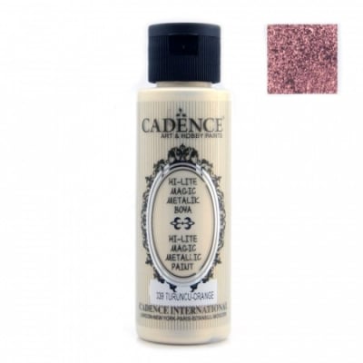 Акрилна боя металик CADENCE HI-LITTE MAGIC 70 мл. - ORANGE 339