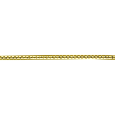 Восъчна лента бордюр с перли полусфери 15x2x200 мм Meyco злато -1 брой