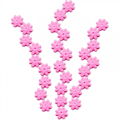 Восъчни цветя 8x8 мм Meyco розови -29 броя