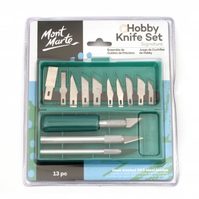 Хоби комплект ножове SK5 MM Hobby Knife 3 държача 13 накрайника