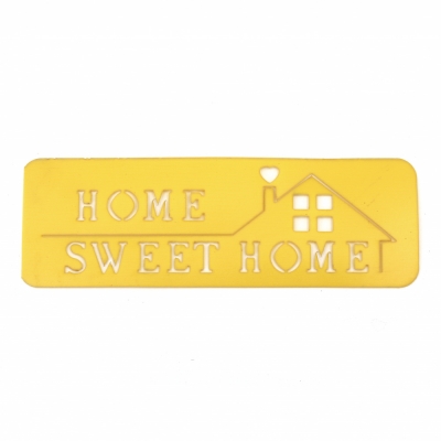 Шаблон за многократна употреба "Home sweet home" размер на отпечатъка 13.5x4 см