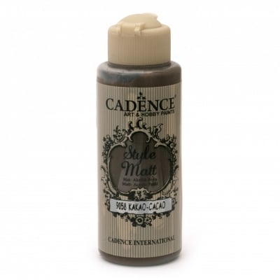 Акрилна боя CADENCE STYLE MATT 120 МЛ - CACAO 9058