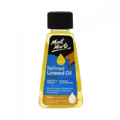 Ленено масло пречистено Premium MM Refined Linseed Oil -125 мл 