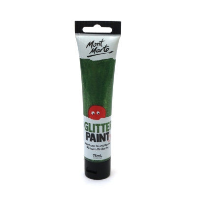 Боя с брокат ММ Glitter Paint 75ml Light Green