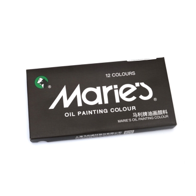 Комплект маслени бои Maries 12 цвята x12 мл