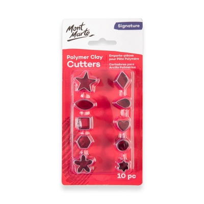 Комплект форми за изрязване на глина от 13мм до 25 мм Mont Marte Polymer Clay Mini Cutter Set 10 броя