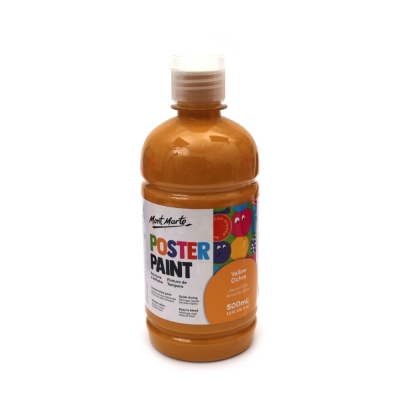 Боя темперна за плакати Mont Marte Poster Paint 500 мл - цвят жълта охра