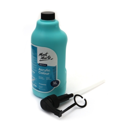 Акрилна боя Mont Marte Acrylic Colour wPump -1000 мл -Turquoise тюркоаз
