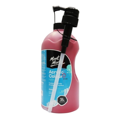 Акрилна боя Mont Marte Acrylic Colour wPump -1000 мл -Crimson пурпурно