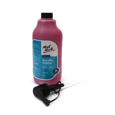 Акрилна боя Mont Marte Acrylic Colour wPump -1000 мл -Magenta